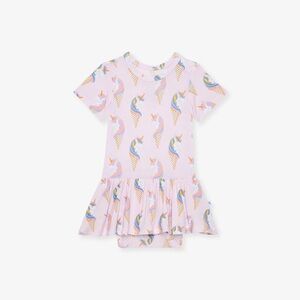 Posh Peanut Swirl Dress Unicorn Ice Cream Print 18-24 months NWT